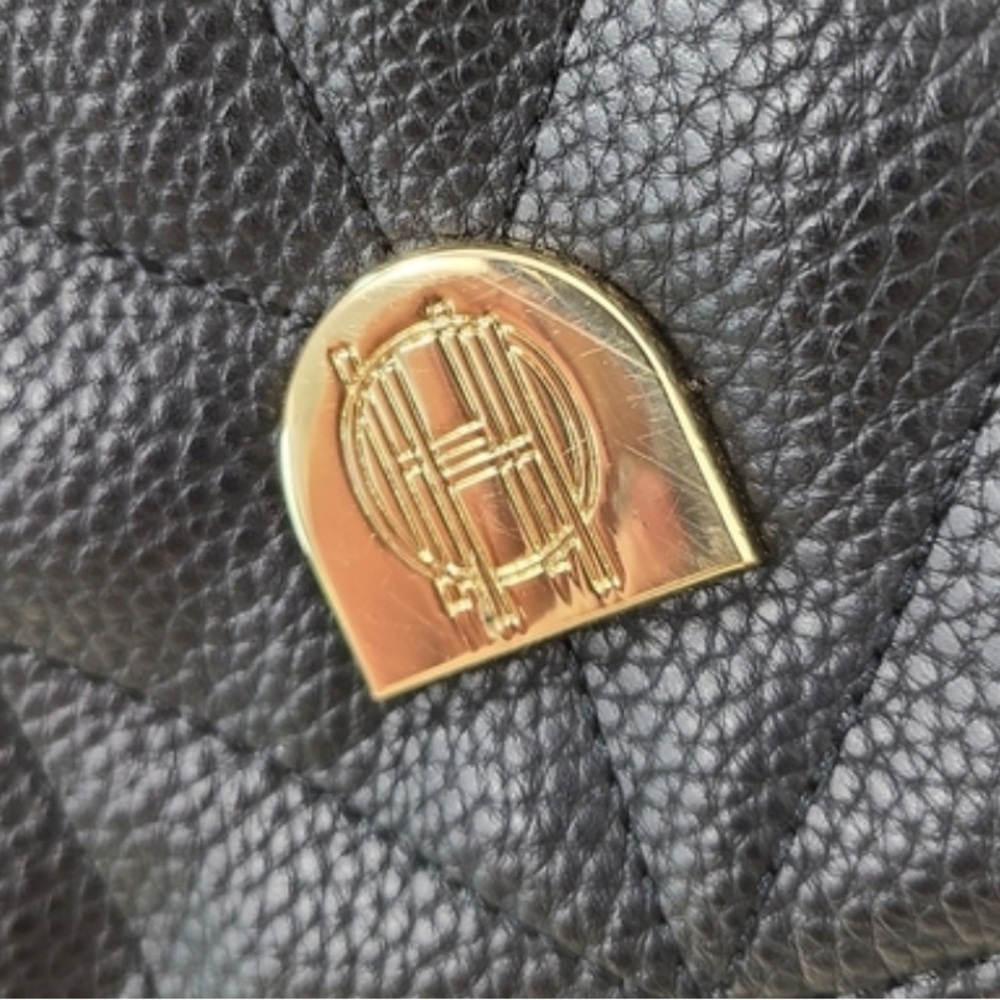 House of Harlow 1960 Black Textured Faux Leather Mini Backpack NWOT - Picture 3 of 10